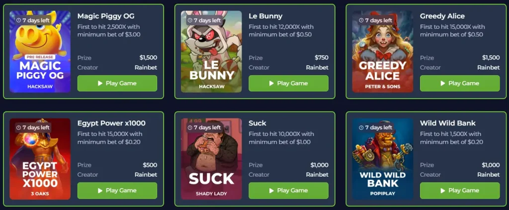 rainbet Special Promotions