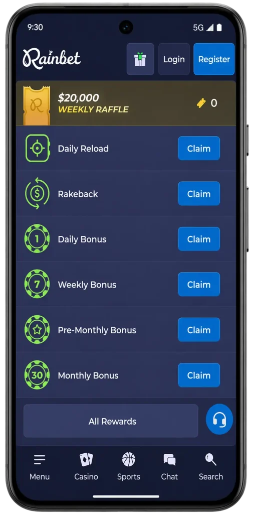 rainbet casino app